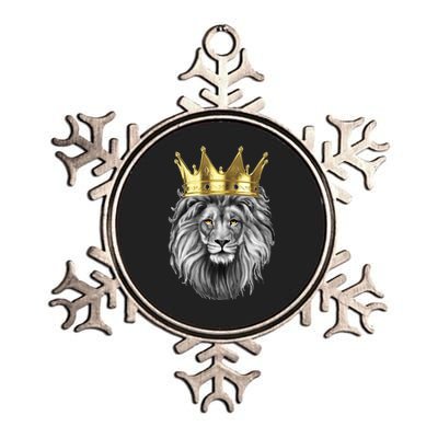 King Of Lions Metallic Star Ornament