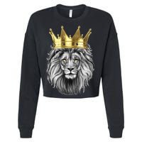 King Of Lions Cropped Pullover Crew