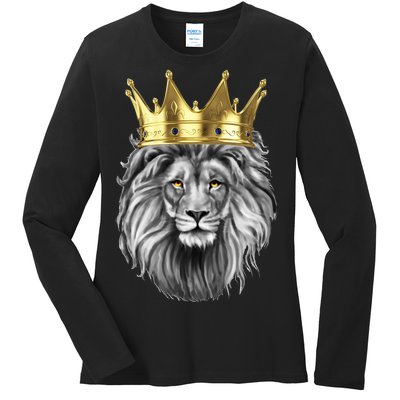 King Of Lions Ladies Long Sleeve Shirt