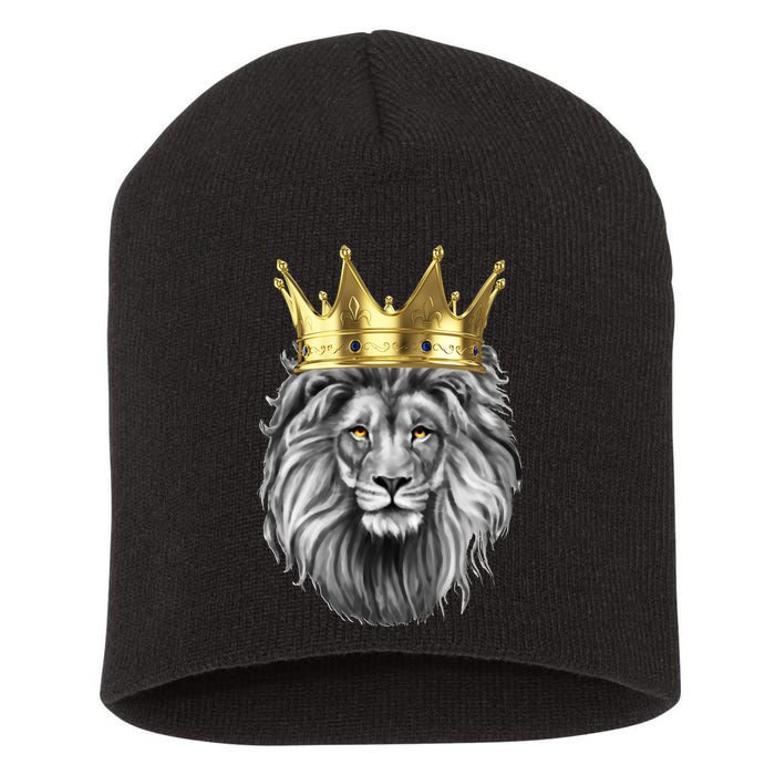 King Of Lions Short Acrylic Beanie