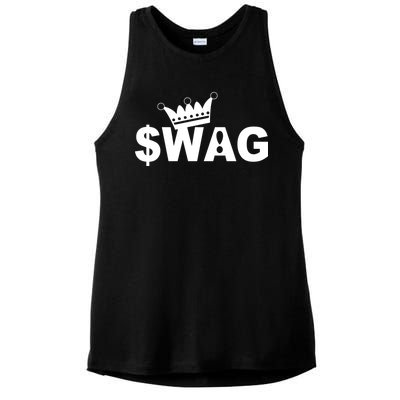 King Of Swag Ladies PosiCharge Tri-Blend Wicking Tank