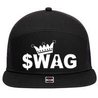 King Of Swag 7 Panel Mesh Trucker Snapback Hat