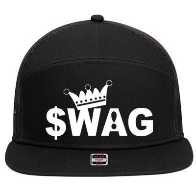 King Of Swag 7 Panel Mesh Trucker Snapback Hat