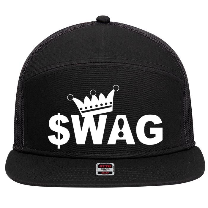 King Of Swag 7 Panel Mesh Trucker Snapback Hat