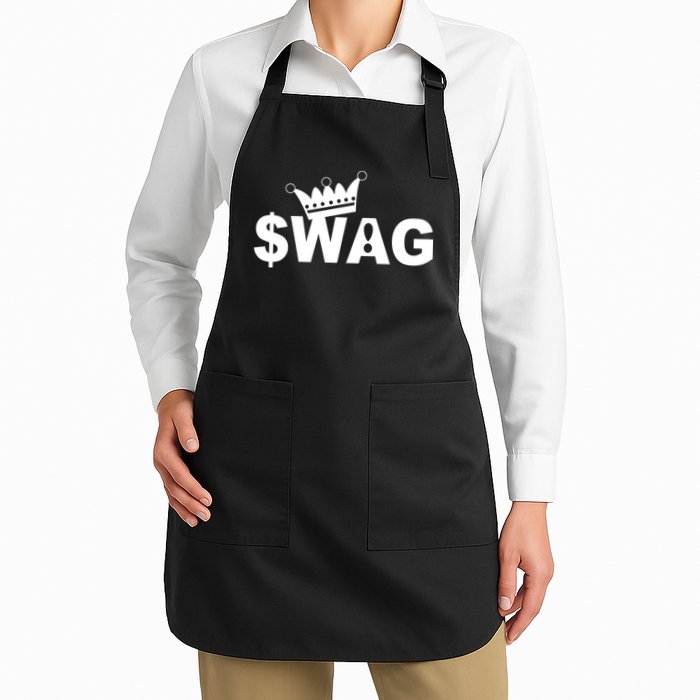 King Of Swag Full-Length Apron With Pockets