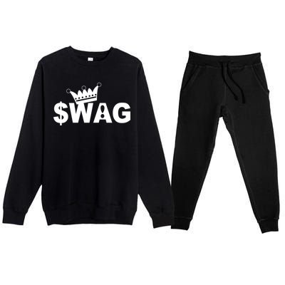 King Of Swag Premium Crewneck Sweatsuit Set