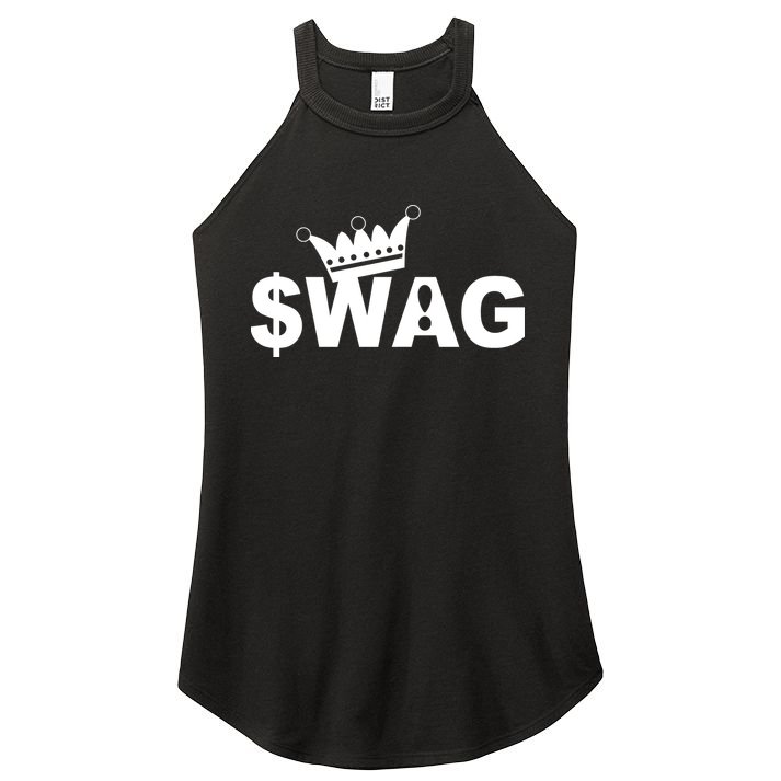 King Of Swag Women's Perfect Tri Rocker Tank