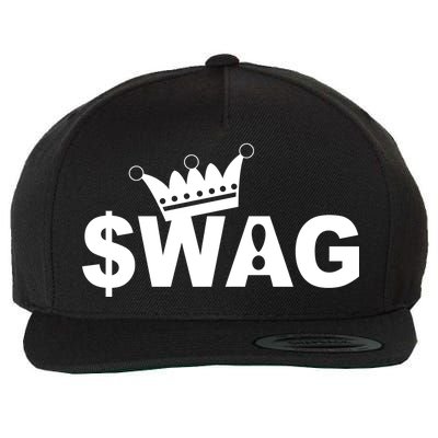 King Of Swag Wool Snapback Cap