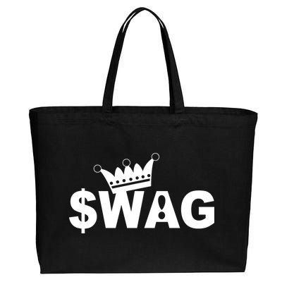 King Of Swag Cotton Canvas Jumbo Tote