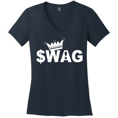 King Of Swag Women's V-Neck T-Shirt