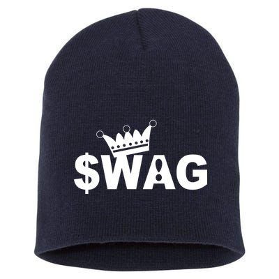 King Of Swag Short Acrylic Beanie