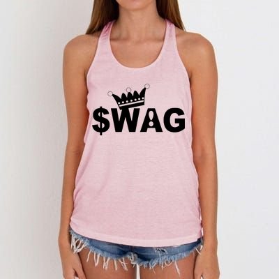 King Of Swag Women's Knotted Racerback Tank