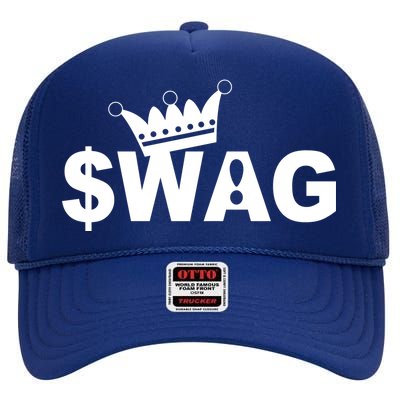 King Of Swag High Crown Mesh Back Trucker Hat