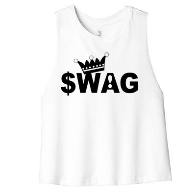 King Of Swag Women's Racerback Cropped Tank