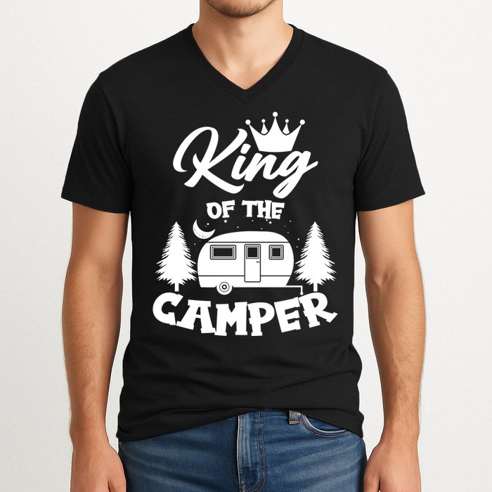 King Of The Camper V-Neck T-Shirt