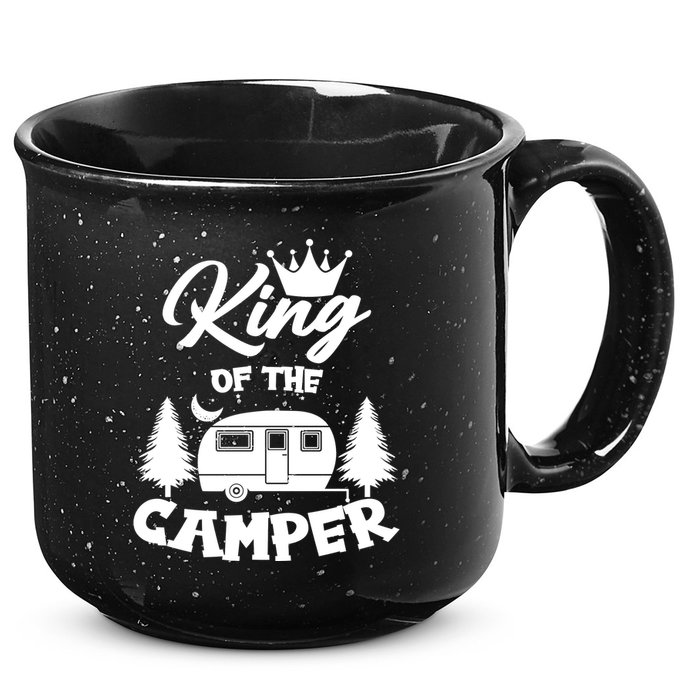 King Of The Camper 15oz Campfire Ceramic Mug