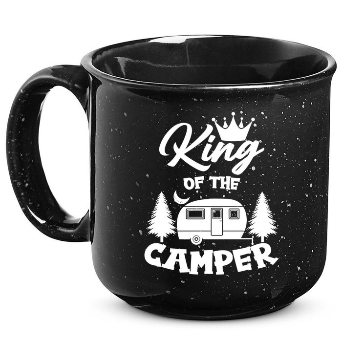 King Of The Camper 15oz Campfire Ceramic Mug
