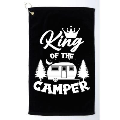 King Of The Camper Golf Towel