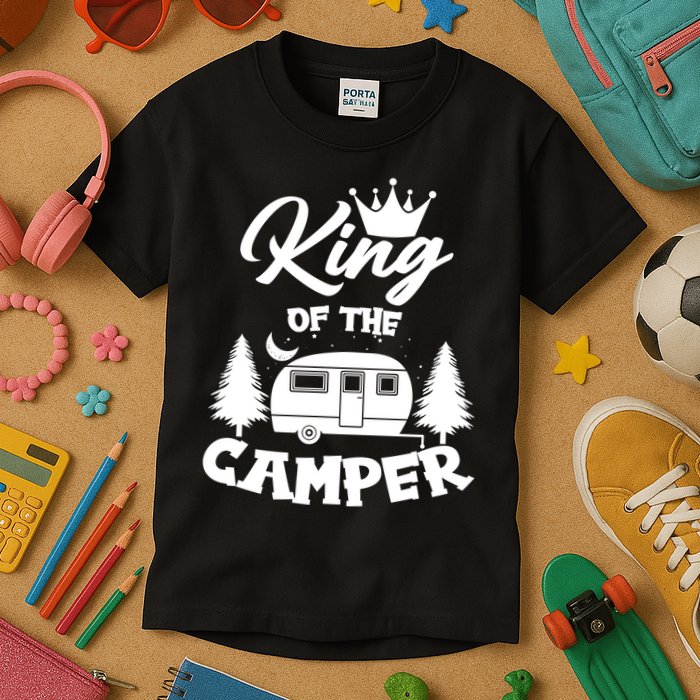 King Of The Camper Kids T-Shirt
