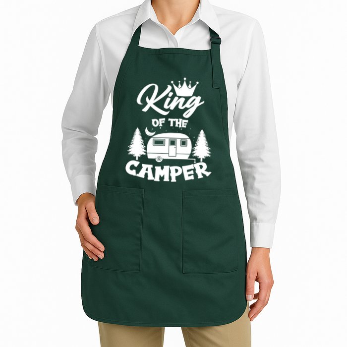 King Of The Camper Full-Length Apron With Pockets
