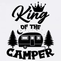 King Of The Camper Garment-Dyed Sweatshirt