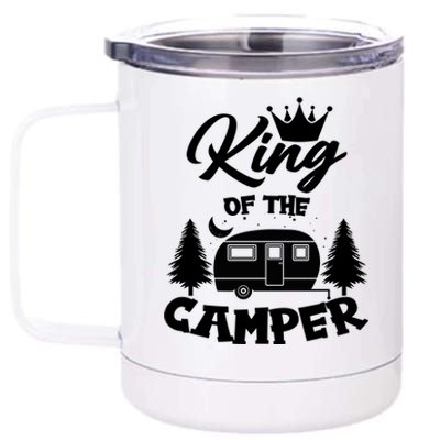 King Of The Camper 12 oz Stainless Steel Tumbler Cup