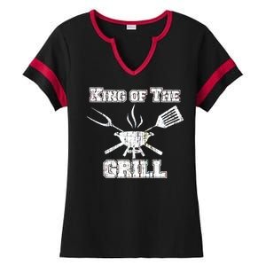 King Of The Grill Ladies Halftime Notch Neck Tee