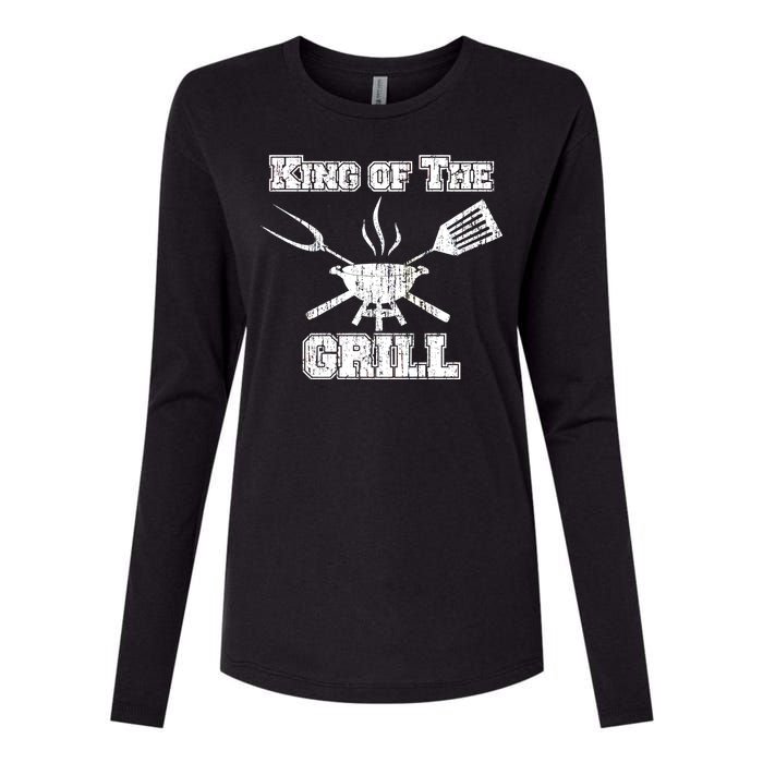 King Of The Grill Womens Cotton Relaxed Long Sleeve T-Shirt