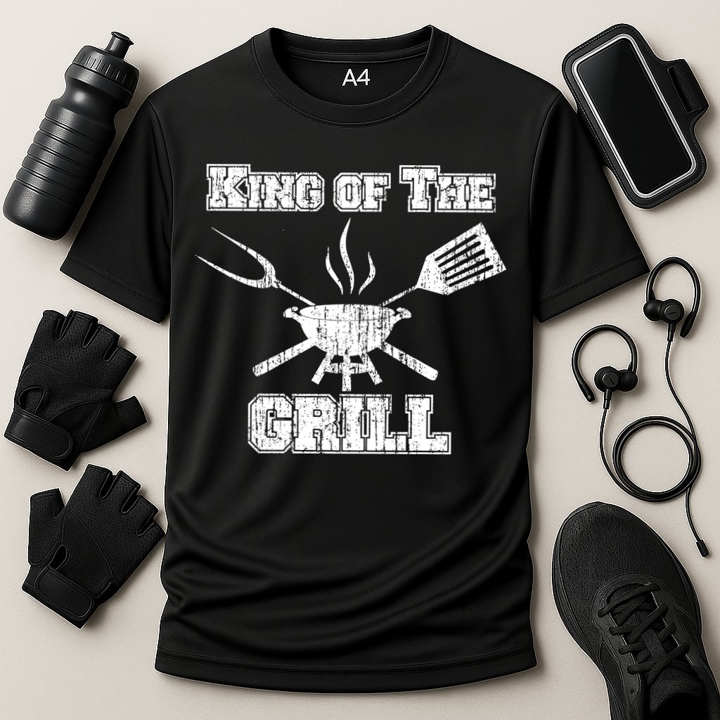 King Of The Grill Cooling Performance Crew T-Shirt