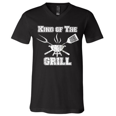 King Of The Grill V-Neck T-Shirt