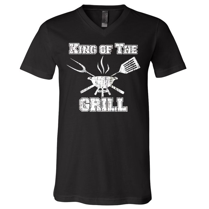 King Of The Grill V-Neck T-Shirt