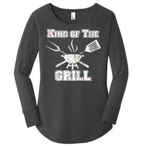 King Of The Grill Women's Perfect Tri Tunic Long Sleeve Shirt