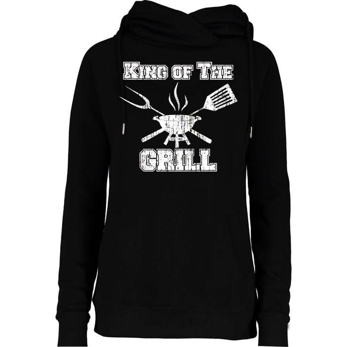 King Of The Grill Womens Funnel Neck Pullover Hood