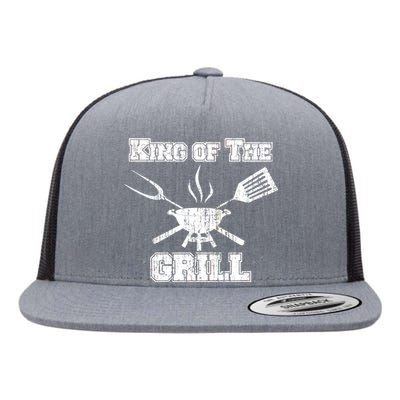 King Of The Grill Flat Bill Trucker Hat