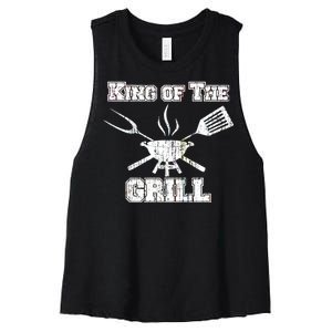 King Of The Grill Women's Racerback Cropped Tank