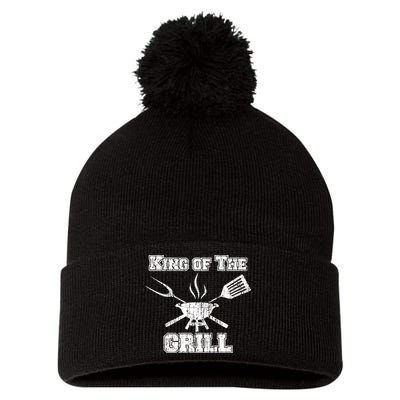 King Of The Grill Pom Pom 12in Knit Beanie