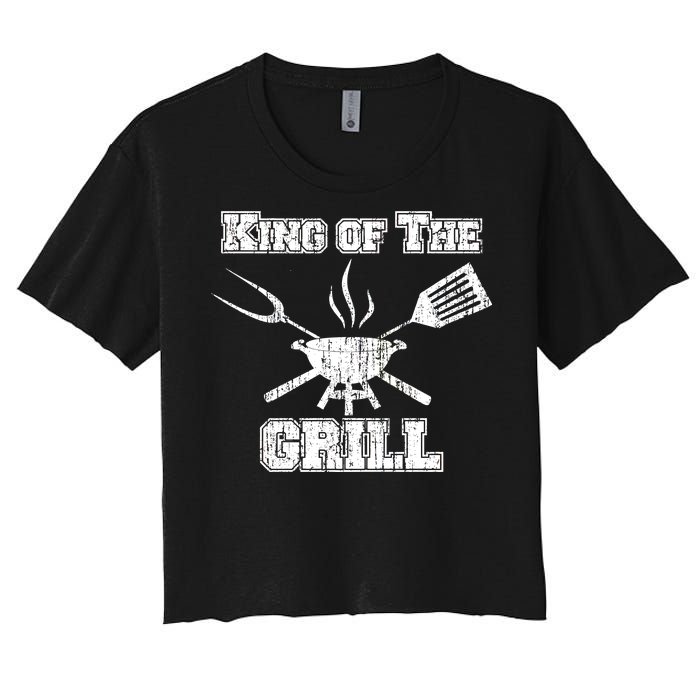 King Of The Grill Women's Crop Top Tee