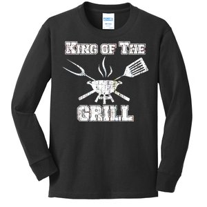 King Of The Grill Kids Long Sleeve Shirt