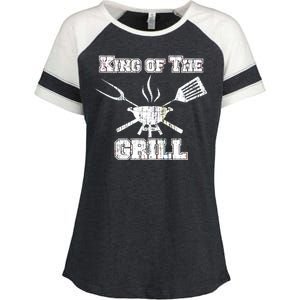 King Of The Grill Enza Ladies Jersey Colorblock Tee