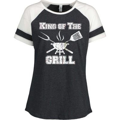 King Of The Grill Enza Ladies Jersey Colorblock Tee