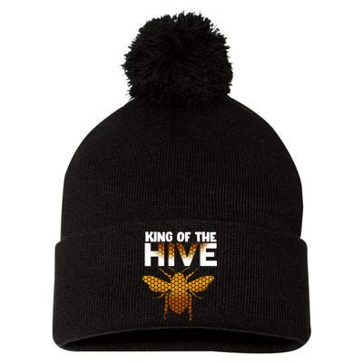 King Of The Hive Pom Pom 12in Knit Beanie