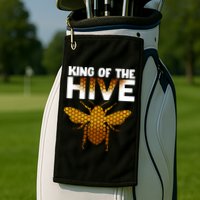 King Of The Hive Golf Towel