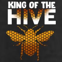 King Of The Hive Golf Towel