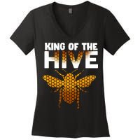 King Of The Hive Women's V-Neck T-Shirt