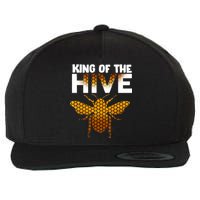 King Of The Hive Wool Snapback Cap