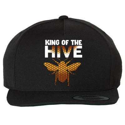 King Of The Hive Wool Snapback Cap