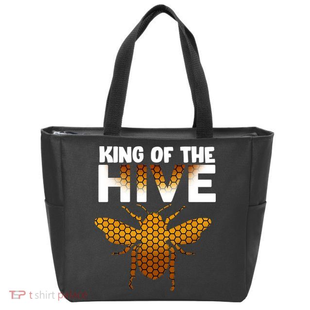 King Of The Hive Zip Tote Bag
