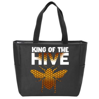 King Of The Hive Zip Tote Bag