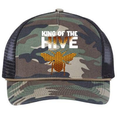 King Of The Hive Retro Rope Trucker Hat Cap