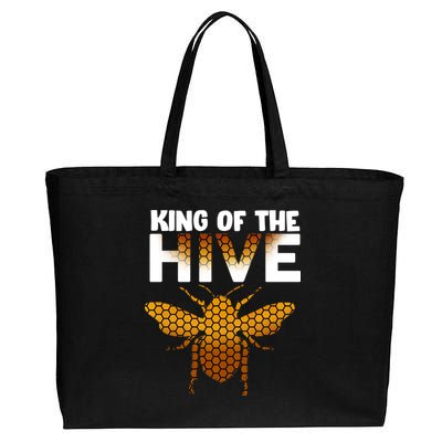 King Of The Hive Cotton Canvas Jumbo Tote